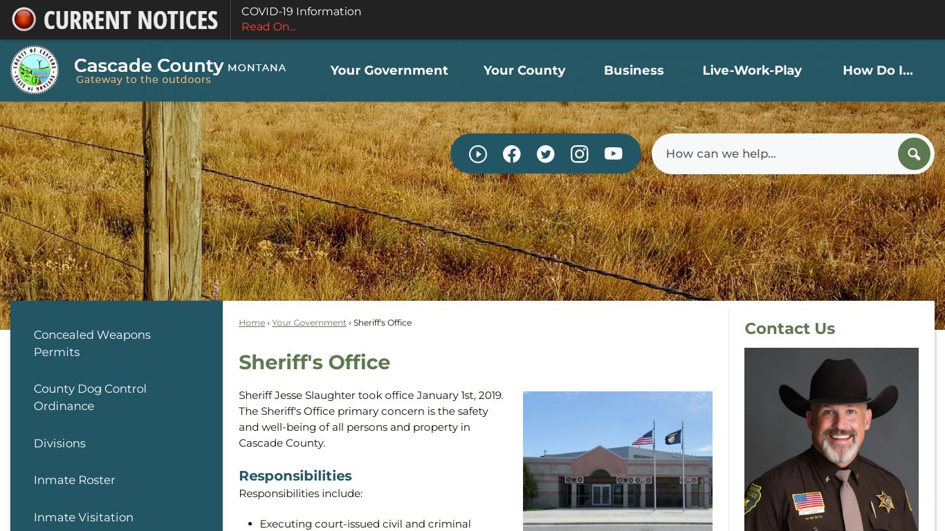 Sheriff's Office - Cascade County, MT
